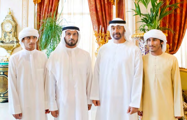 H.E. Dr. Khalifa Bin Huwaidan Al Ketbi at an official meeting